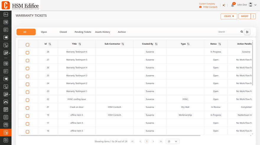 Warranty Lifecycle Management walkthrough
